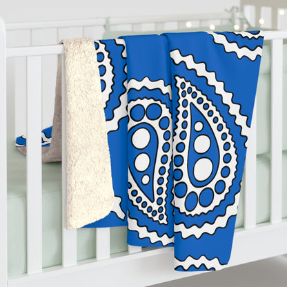 Nicaragua Retro Paisley Blanket Throw