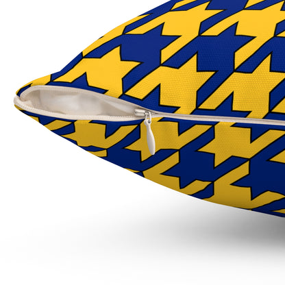 Barbados Retro Houndstooth Cushion Pillow