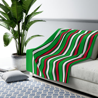 Wales Retro Stripes Blanket Throw