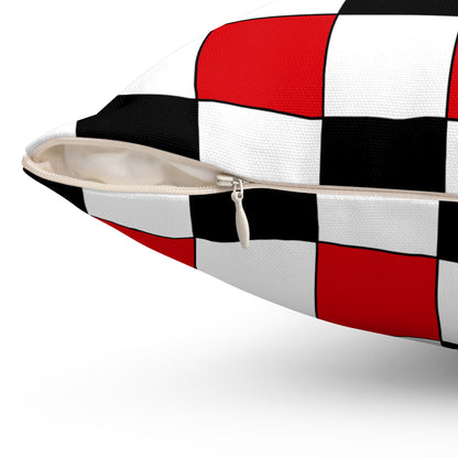 Gibraltar Retro Check Cushion Pillow