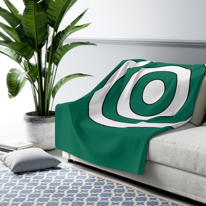 Macao Retro Target Blanket Throw