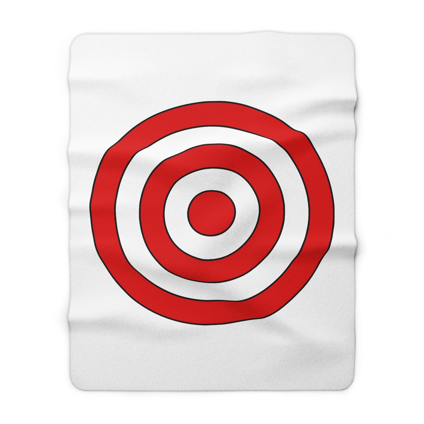 Singapore Retro Target Blanket Throw