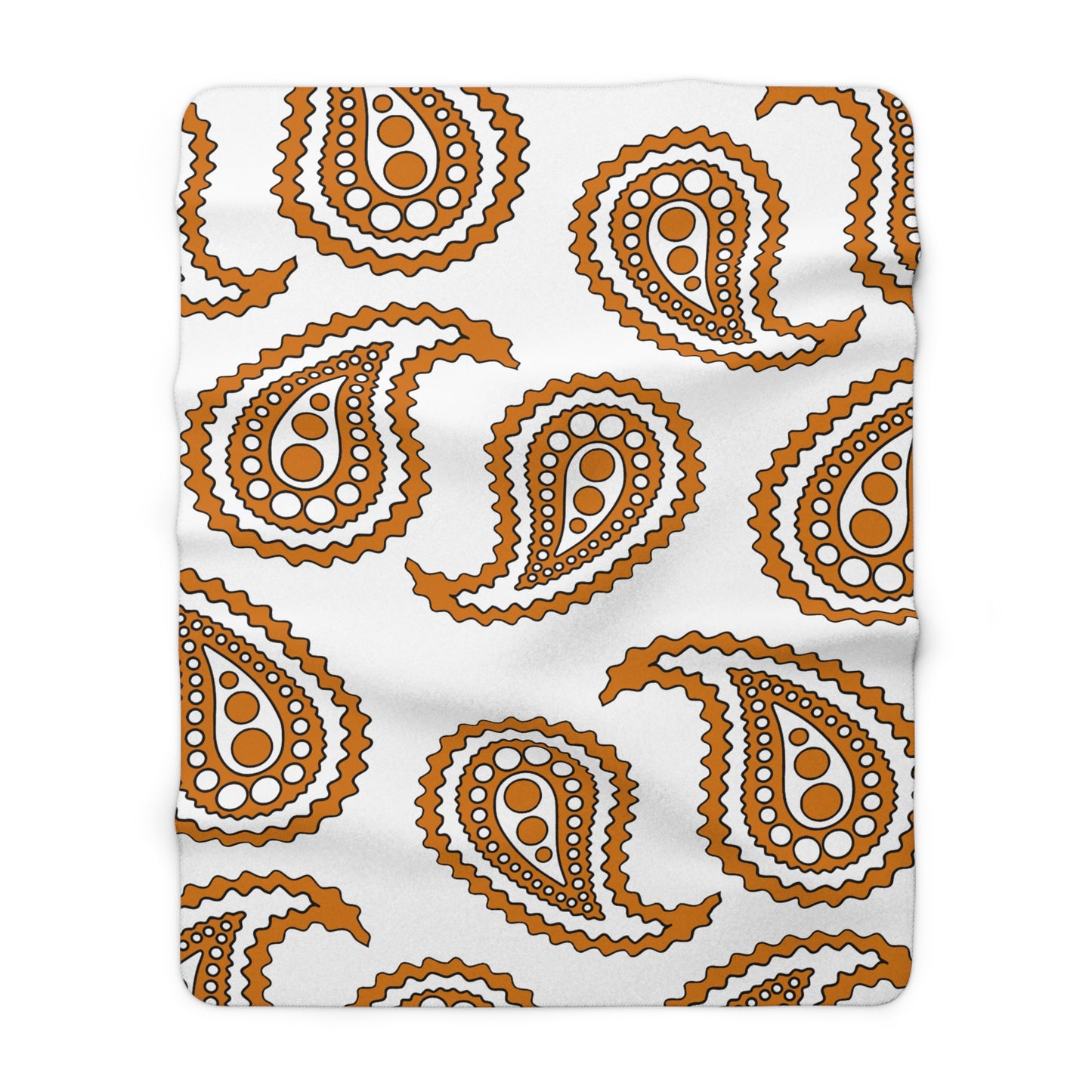 Cyprus Retro Paisley Blanket Throw