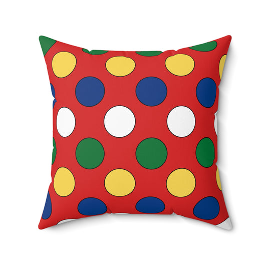 Seychelles Retro Polka Dots Cushion Pillow
