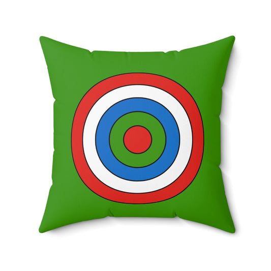 Equatorial Guinea Retro Target Cushion Pillow
