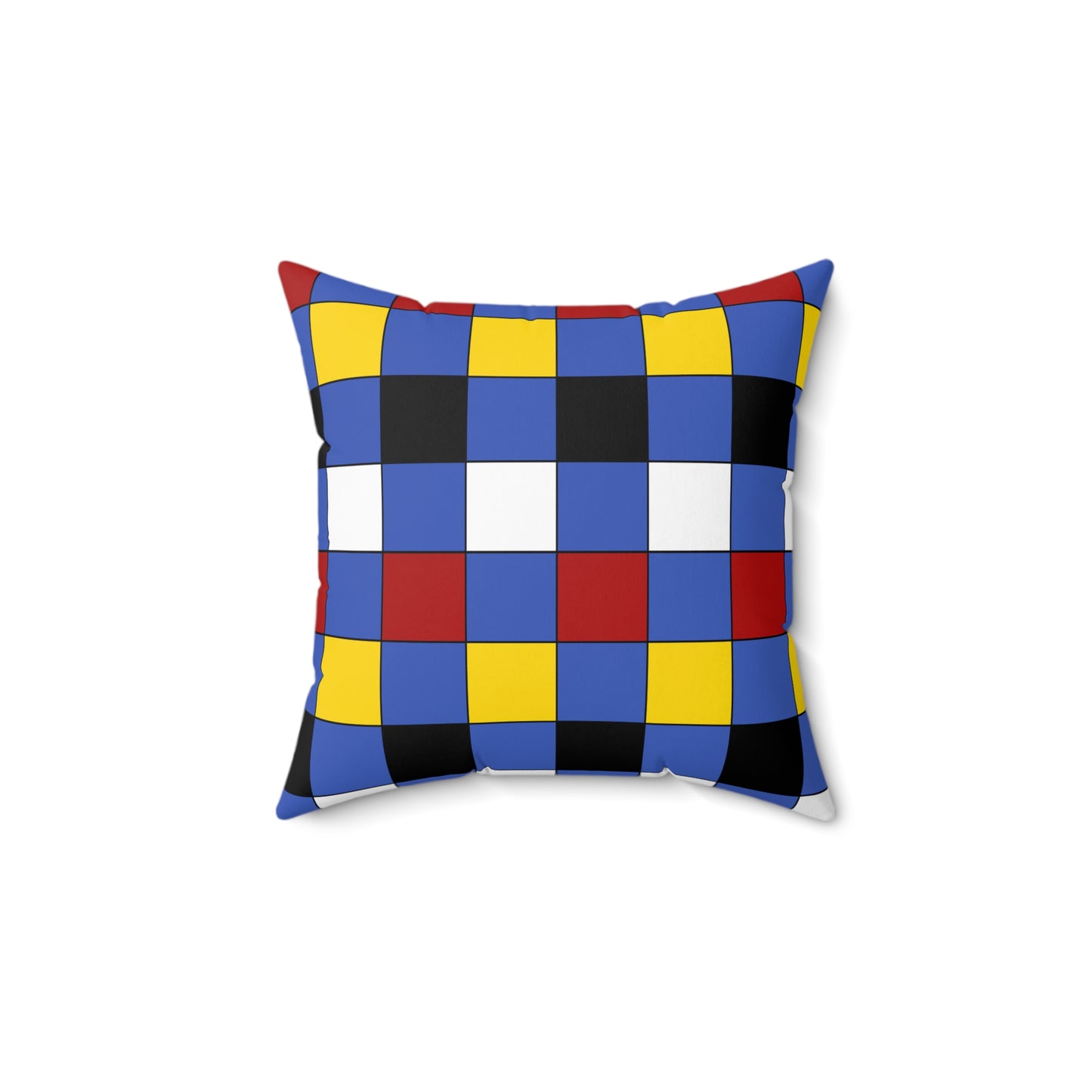 Eswatini Retro Check Cushion Pillow