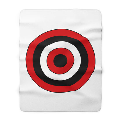Gibraltar Retro Target Blanket Throw
