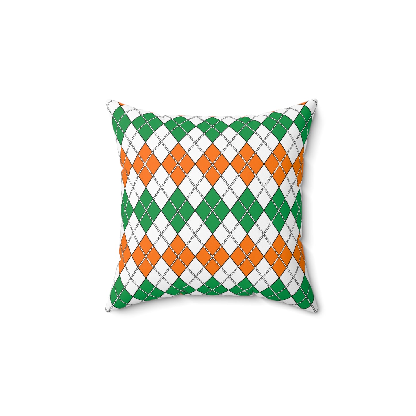 Ireland Retro Argyle Cushion Pillow