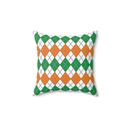 Ireland Retro Argyle Cushion Pillow