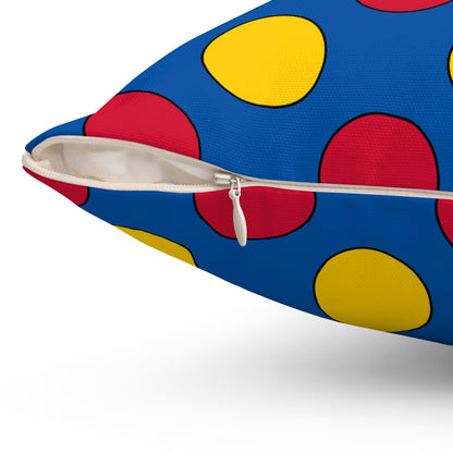 Aland Islands Retro Polka Dots Cushion Pillow