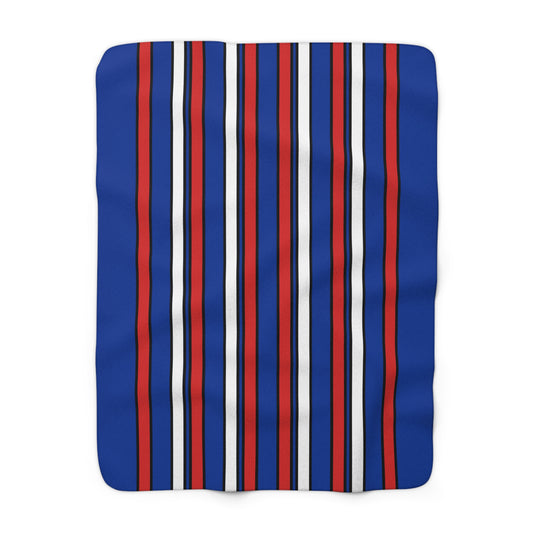 Iceland Retro Stripes Blanket Throw