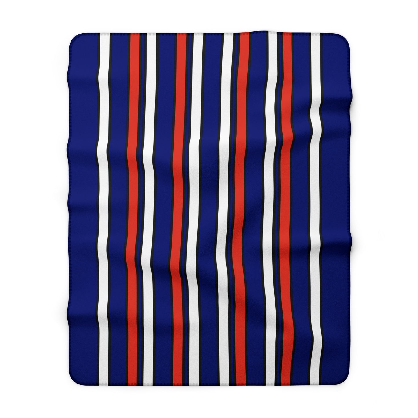Cabo Verde Retro Stripes Blanket Throw