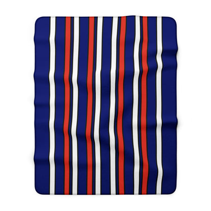Cabo Verde Retro Stripes Blanket Throw