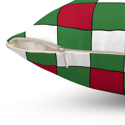 Suriname Retro Check Cushion Pillow