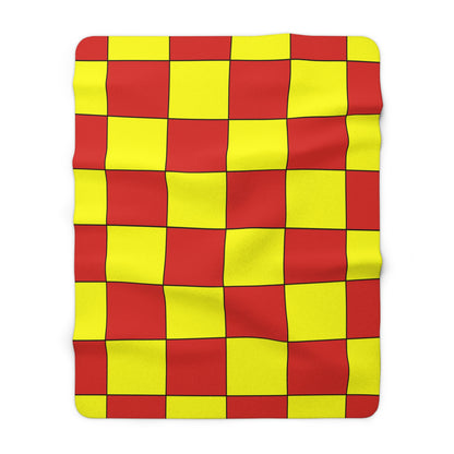 Vietnam Retro Check Blanket Throw