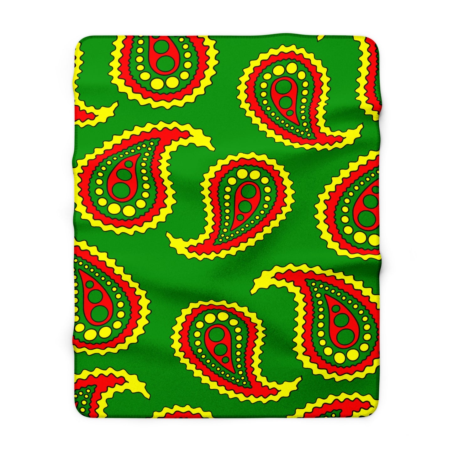 Guinea Retro Paisley Blanket Throw