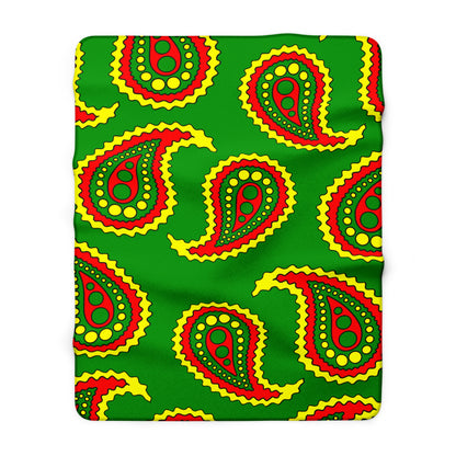Guinea Retro Paisley Blanket Throw