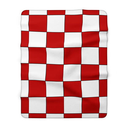 Tonga Retro Check Blanket Throw