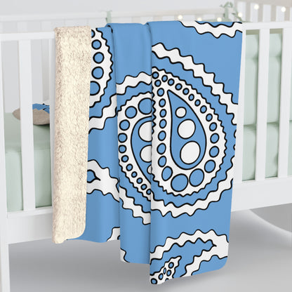 Argentina Retro Paisley Blanket Throw