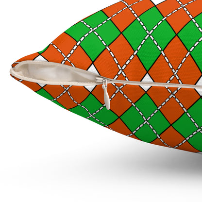 Niger Retro Argyle Cushion Pillow