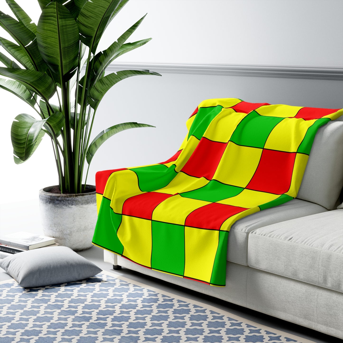 Congo Retro Check Blanket Throw
