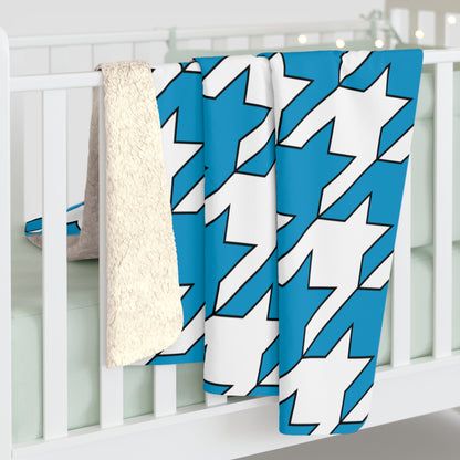 Galicia Retro Houndstooth Blanket Throw