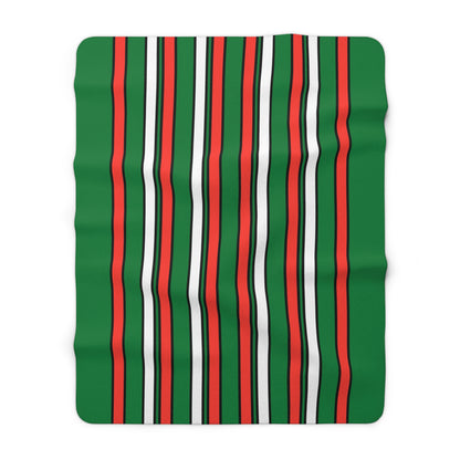 Madagascar Retro Stripes Blanket Throw