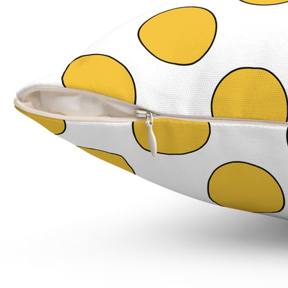 United States Virgin Islands Retro Polka Dots Cushion Pillow
