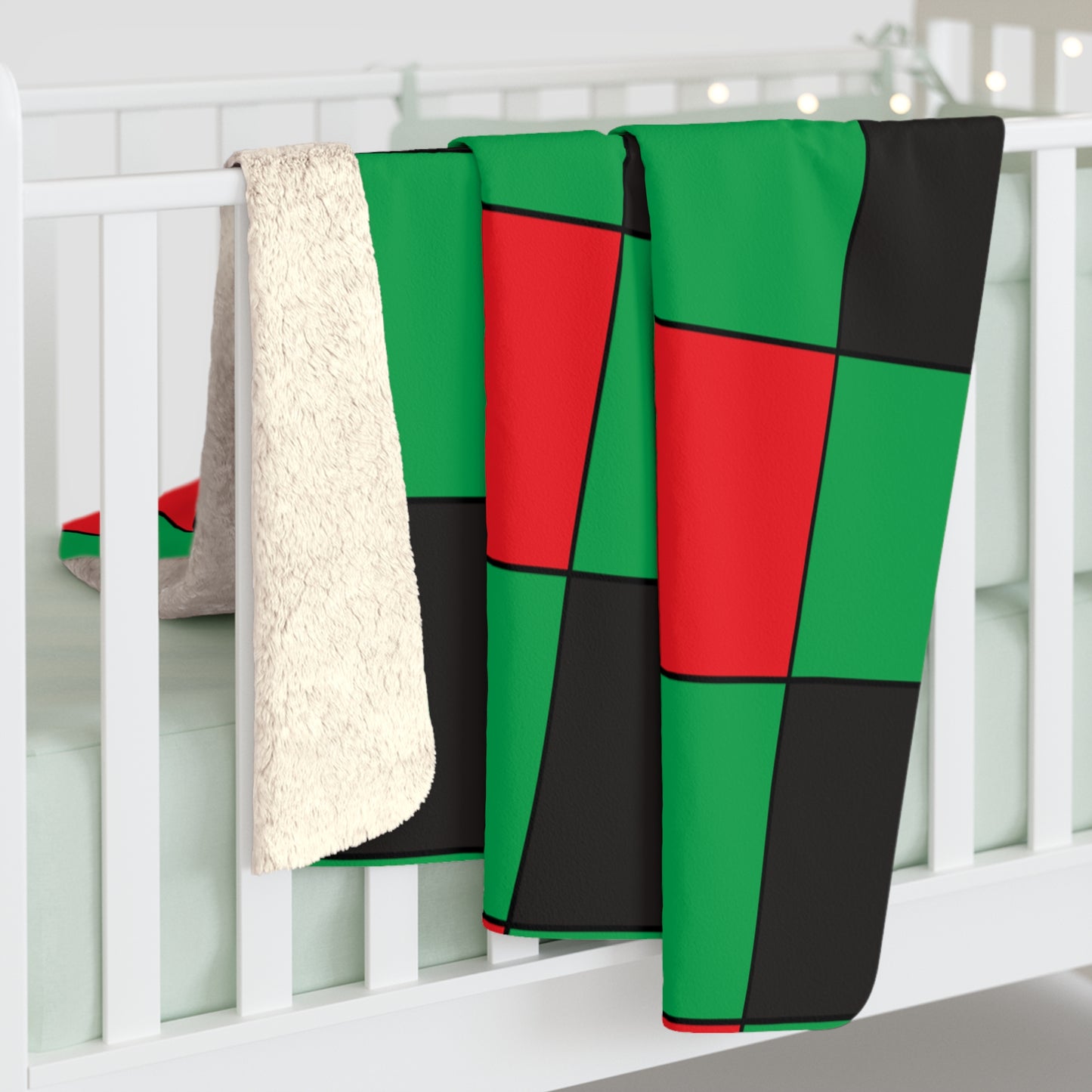 Martinique Retro Check Blanket Throw