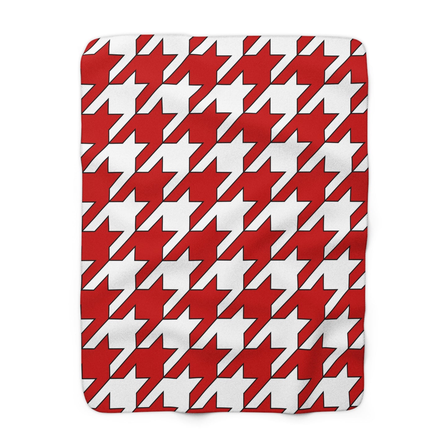 Northern Ireland Retro Houndstooth Blanket Throw