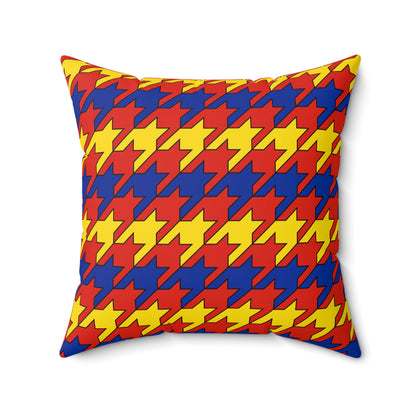 Romania Retro Houndstooth Cushion Pillow