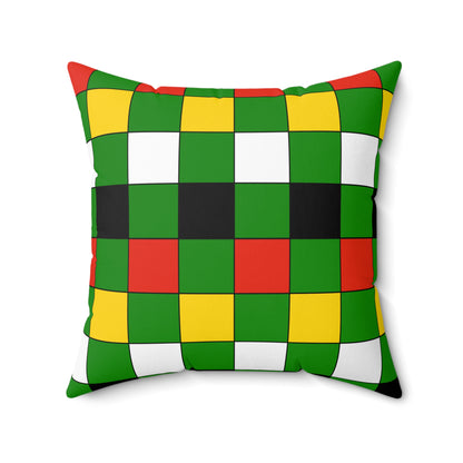 Dominica Retro Check Cushion Pillow