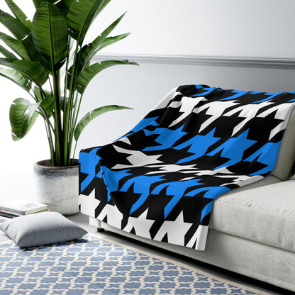 Estonia Retro Houndstooth Blanket Throw