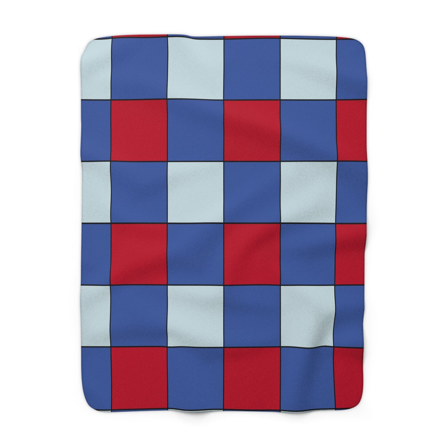 Guam Retro Check Blanket Throw