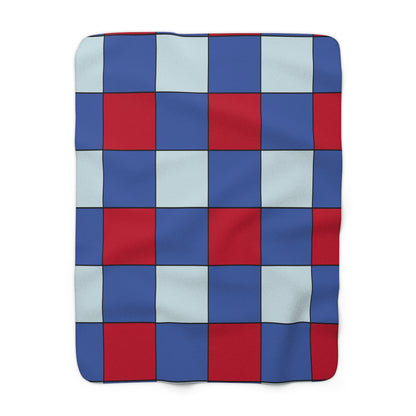 Guam Retro Check Blanket Throw