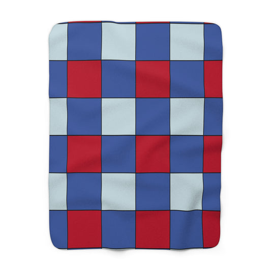 Guam Retro Check Blanket Throw