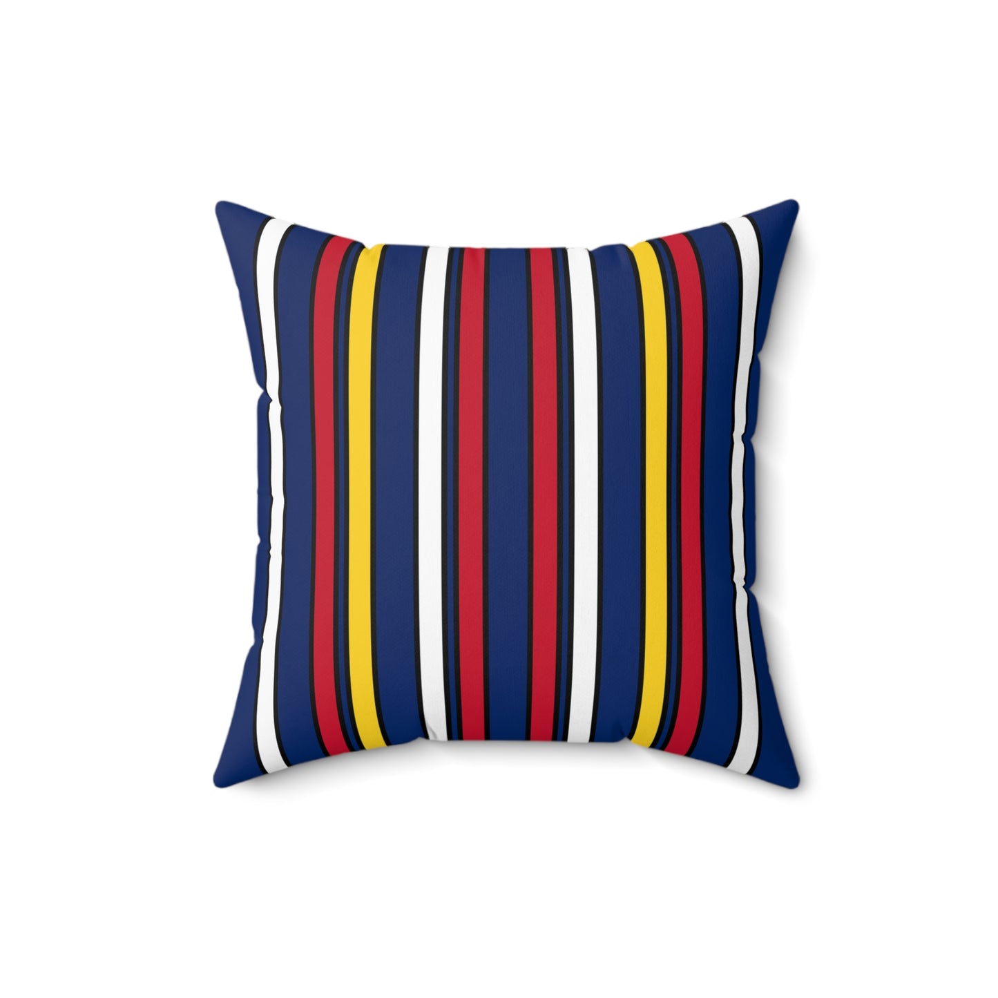 Turks And Caicos Islands Retro Stripes Cushion Pillow