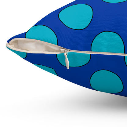 Pacific Islands Retro Polka Dots Cushion Pillow