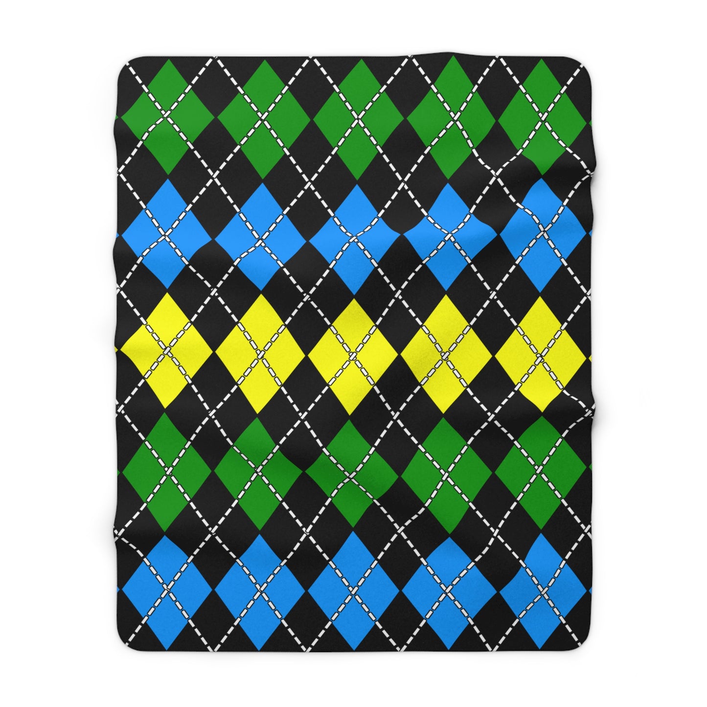Tanzania Retro Argyle Blanket Throw