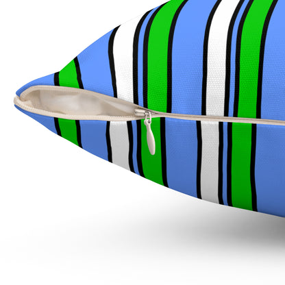 Djibouti Retro Stripes Cushion Pillow