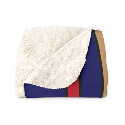 Tristan Da Cunha Retro Stripes Blanket Throw