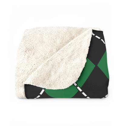 Syria Retro Argyle Blanket Throw