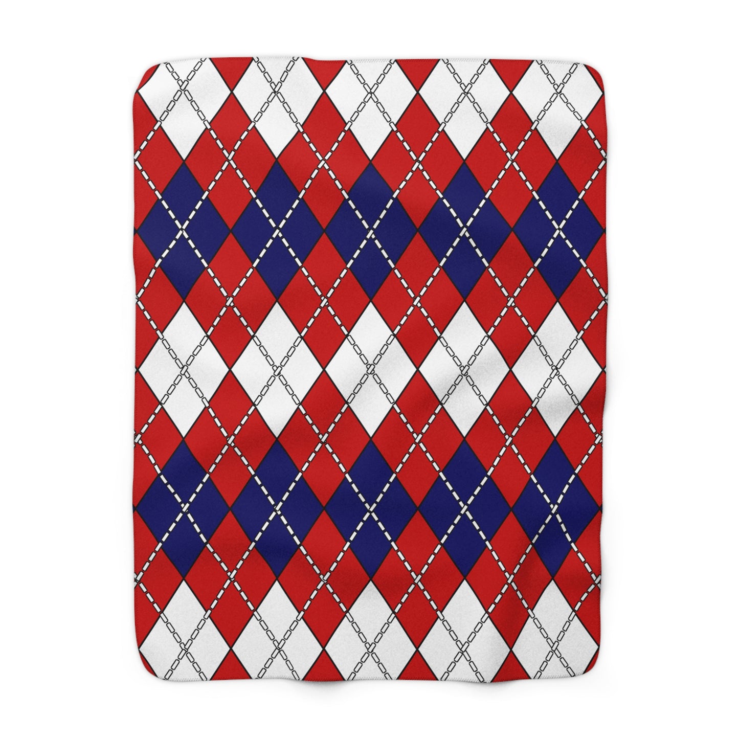 Liberia Retro Argyle Blanket Throw