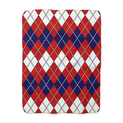 Liberia Retro Argyle Blanket Throw