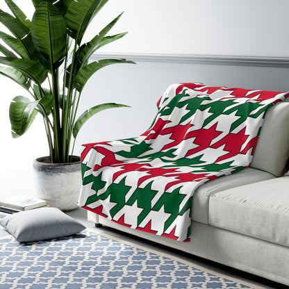 Algeria Retro Houndstooth Blanket Throw