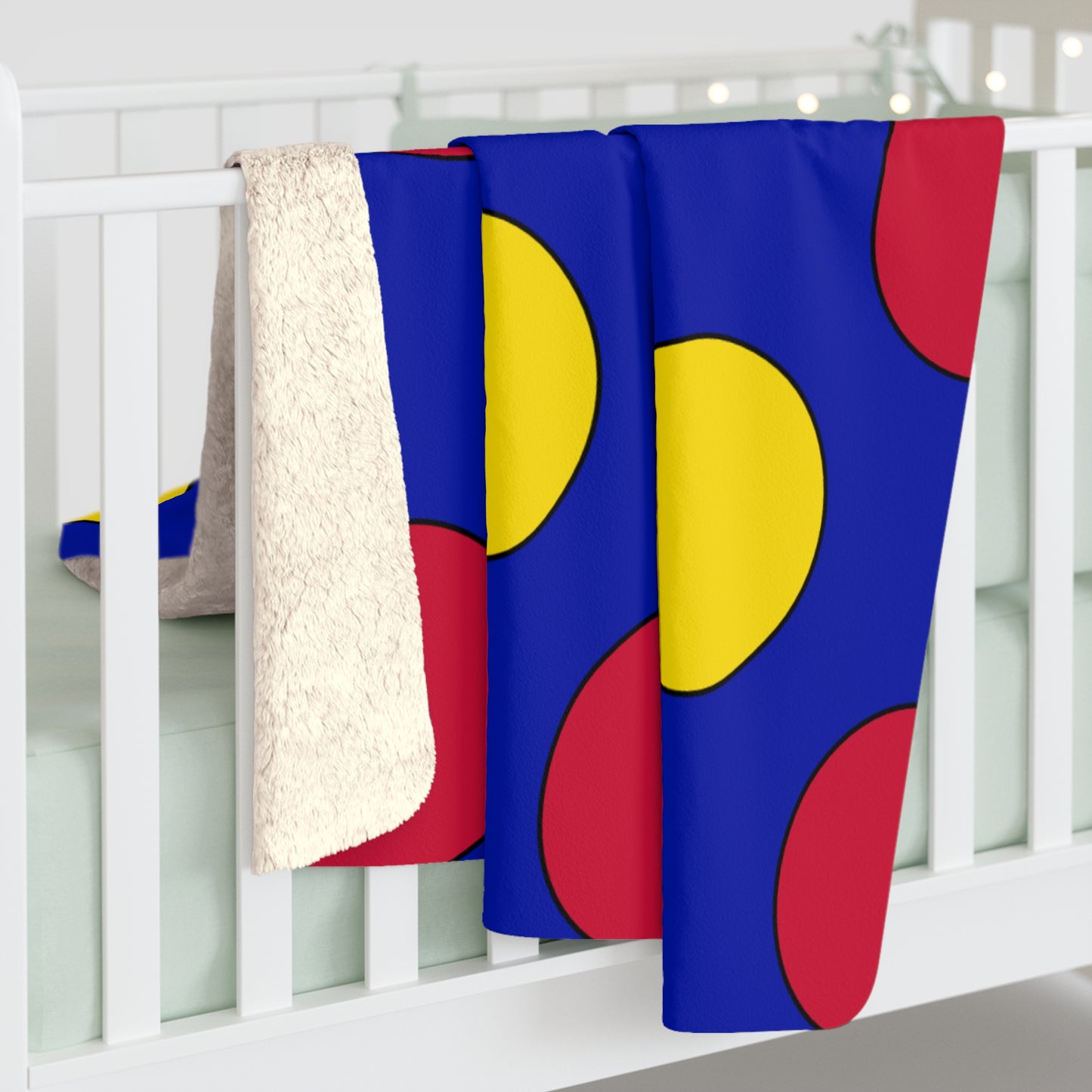 Andorra Retro Polka Dots Blanket Throw
