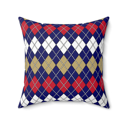 Saint Helena Retro Argyle Cushion Pillow