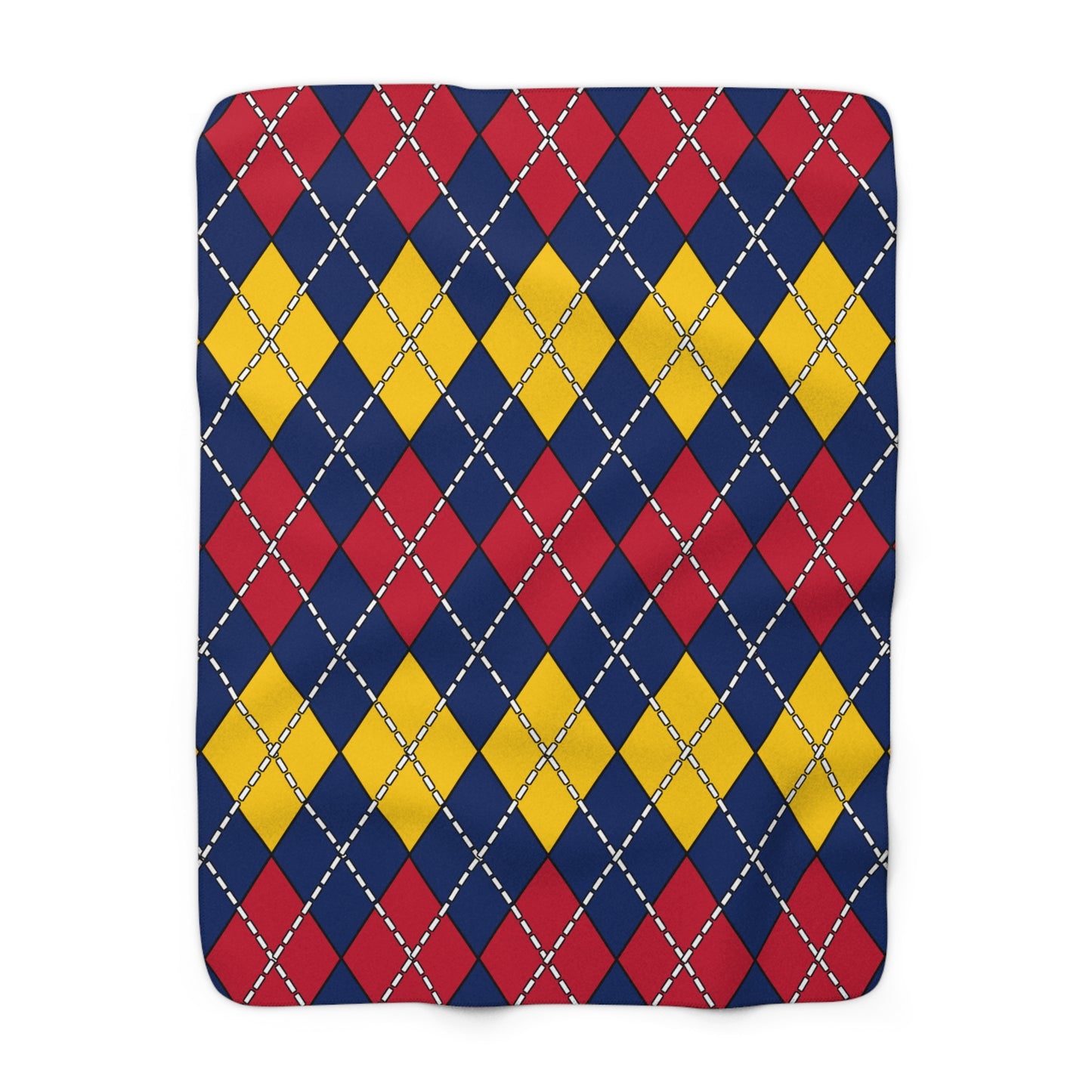 Chad Retro Argyle Blanket Throw