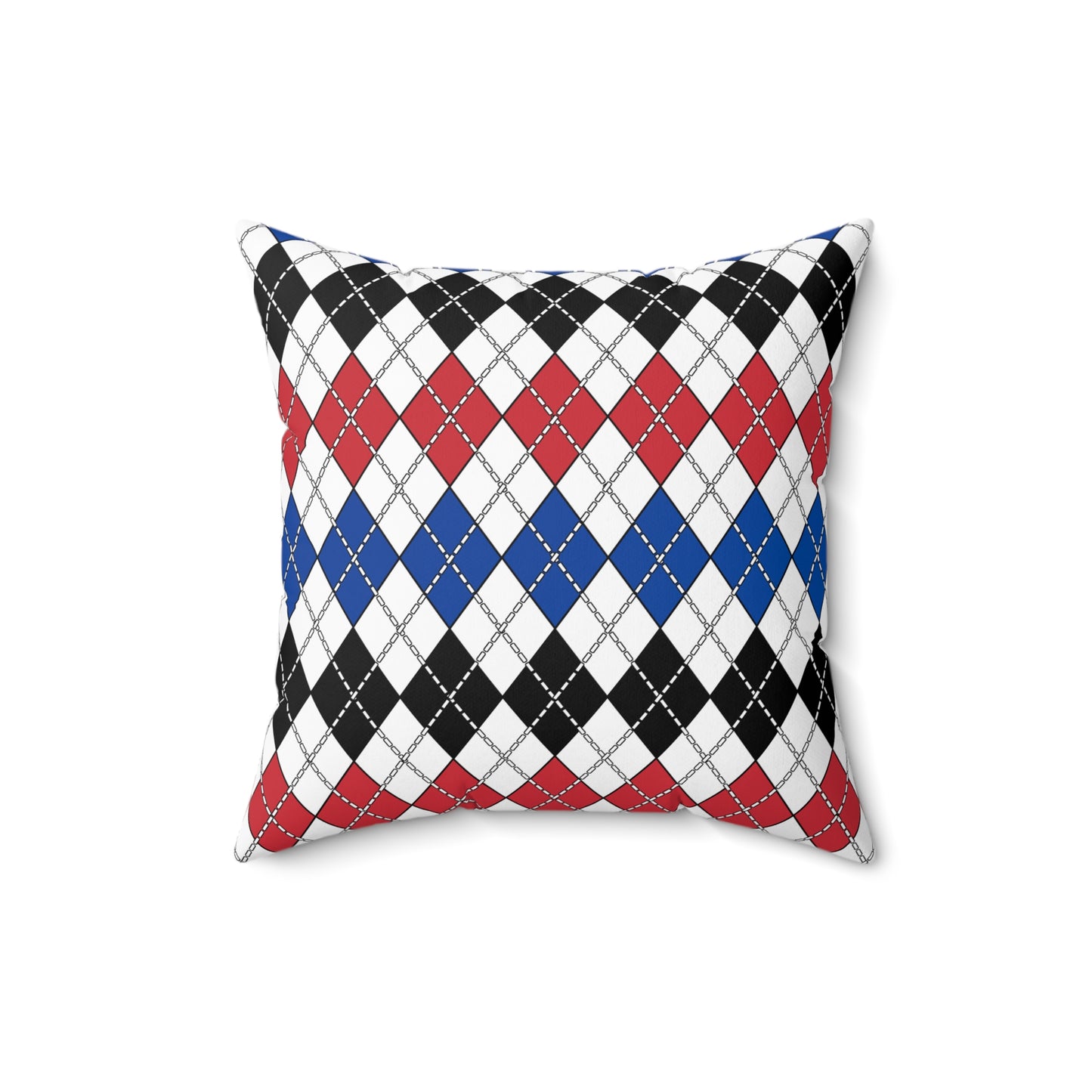 Republic Of Korea Retro Argyle Cushion Pillow