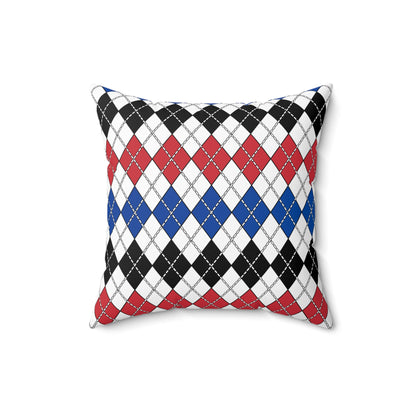 Republic Of Korea Retro Argyle Cushion Pillow